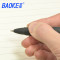 宝克(baoke)中性笔PC1828黑色0.5mm金属笔夹磨砂大容量签字笔商务大容量笔芯12支装大容量书写顺畅 1.0黑(1848)12支
