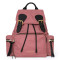 BURBERRY（博柏利）TheRucksack-中号功能性尼龙拼皮革抽绳时尚休闲女士双肩包40209591 粉葵色