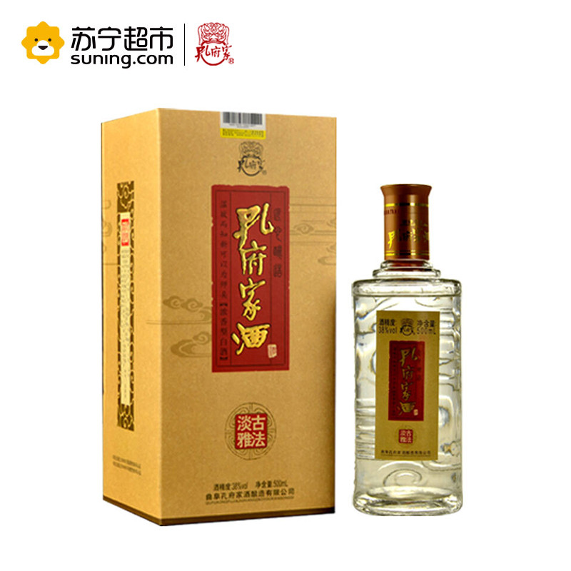38°孔府家淡雅酒（曲阜）_500ml