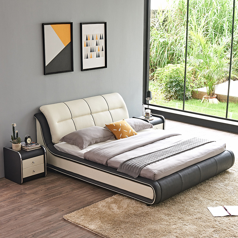 A家家具床DA0166 1.5米排骨架(米白色）
