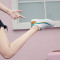 绅士空间2020夏季韩版女士低帮鞋低跟耐磨老爹鞋透气运动潮鞋休闲跑步鞋女YC.F002 YC.F002黑色 38码