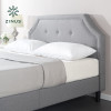 ZINUS/际诺思北欧风格简约现代轻奢软包布艺床1.8米*2米家庭双人床