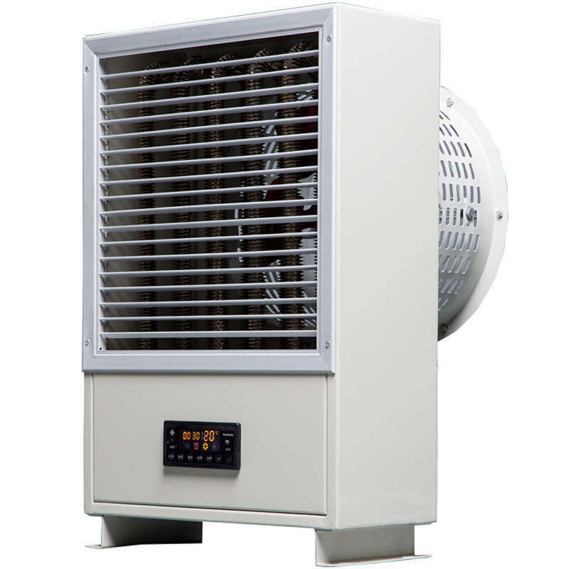工业壁挂电加热暖风机可调温超高温养殖场室内用热风机大功率 nd