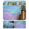 n小清新绗缝被床盖空盖毯1.5米/1.8米夹棉床单单件沙垫爬垫_1 蒲公英约定