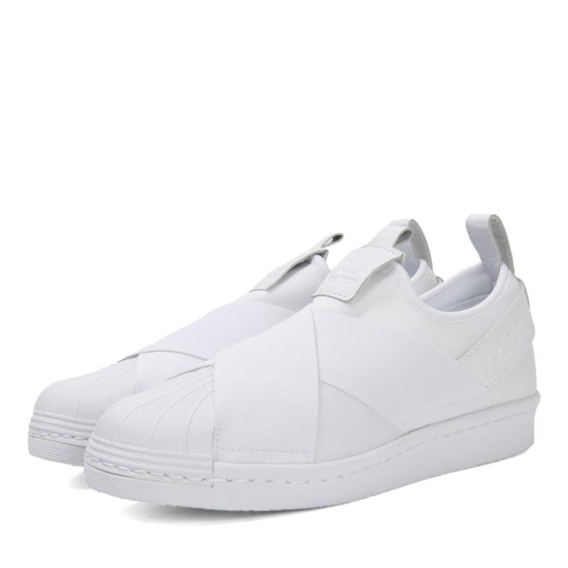 adidas阿迪三叶新款中性SUPERSTAR经典贝壳头系列休闲鞋BZ0111 白 43码