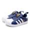 adidas阿迪三叶专柜同款男小童SUPERSTAR休闲鞋S32131_1 中蓝灰/白/金 2码