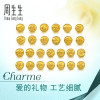 周生生(CHOW SANG SANG)黄金手链charme字母足金串珠定价 字母V