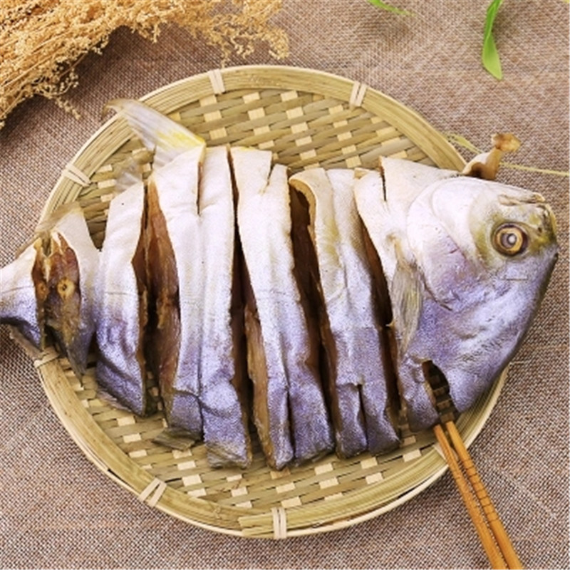 野生金鲳鱼干 深海金昌鱼干 淡口咸鱼 干货 银鲳金仓鱼干 每条约400g