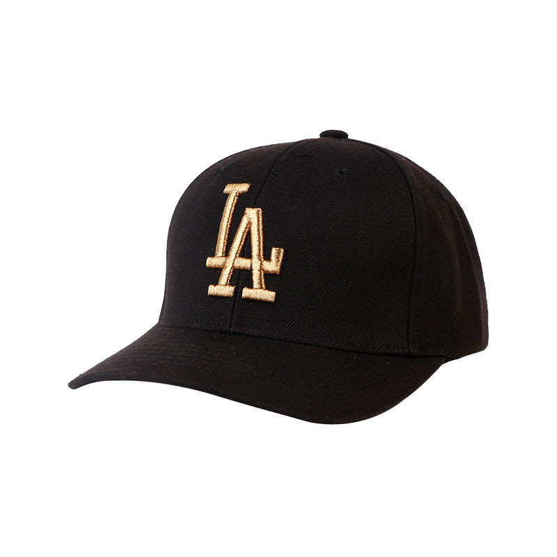 MLB棒球帽银标 黑色金标LA32CPIG741-07L
