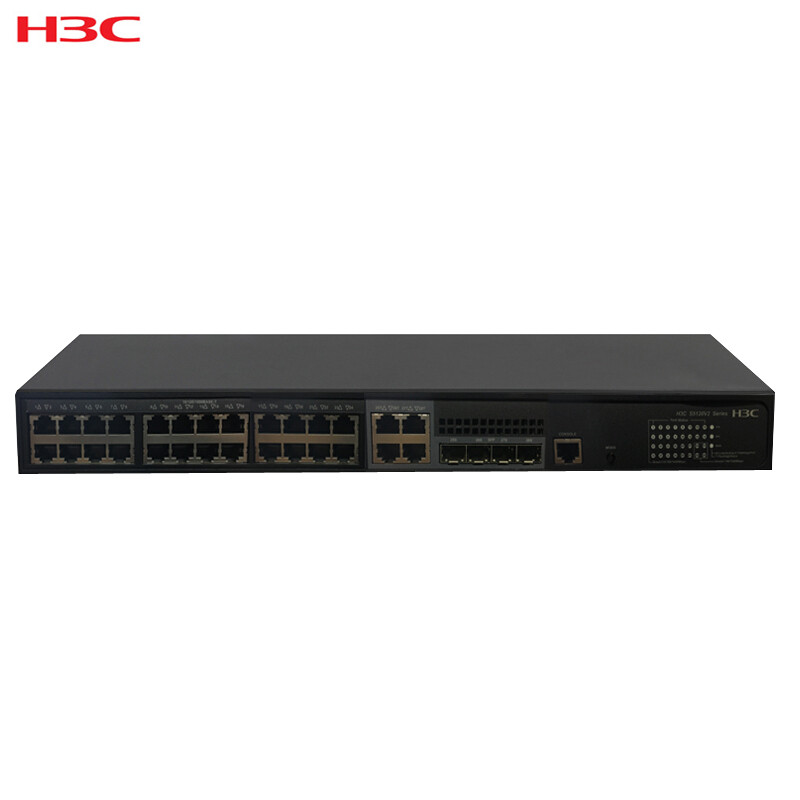 华三（H3C）S5120V2-28P-HPWR-LI 24口全千兆POE网管接入交换机