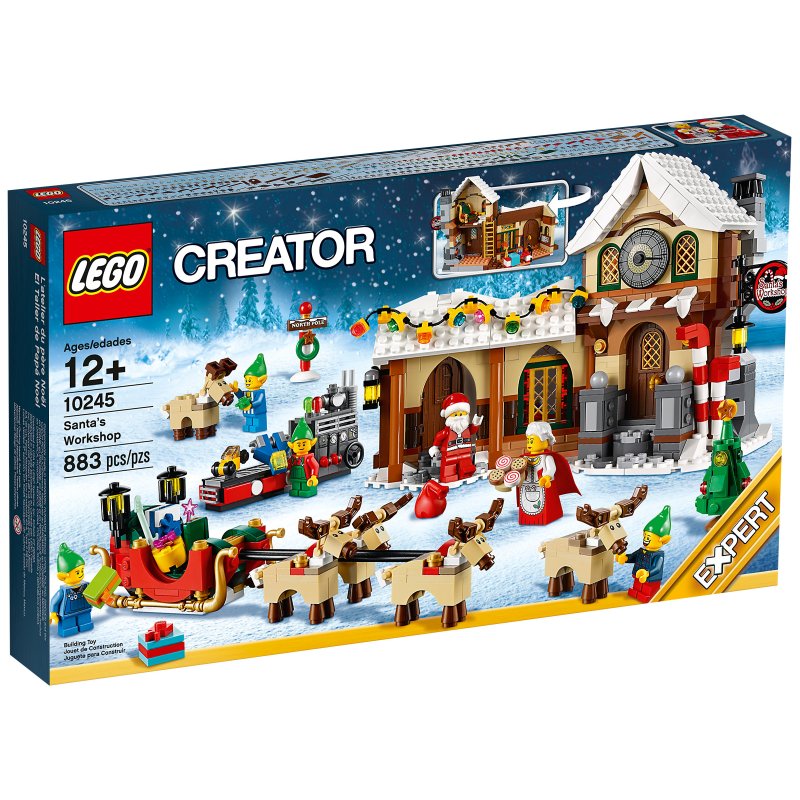 LEGO 乐高 Creator 创意百变 圣诞老人工作室 10245 积木玩具883块