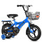 智扣儿童自行车宝宝女孩单车2-8岁小男孩童车12/14/16/18英寸 14寸 粉色悍马轮+大礼包+充气轮