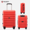 【银座】行李箱拉杆箱万向轮 20寸PP硬箱女 时尚防刮旅行箱可扩展 28寸 橙色