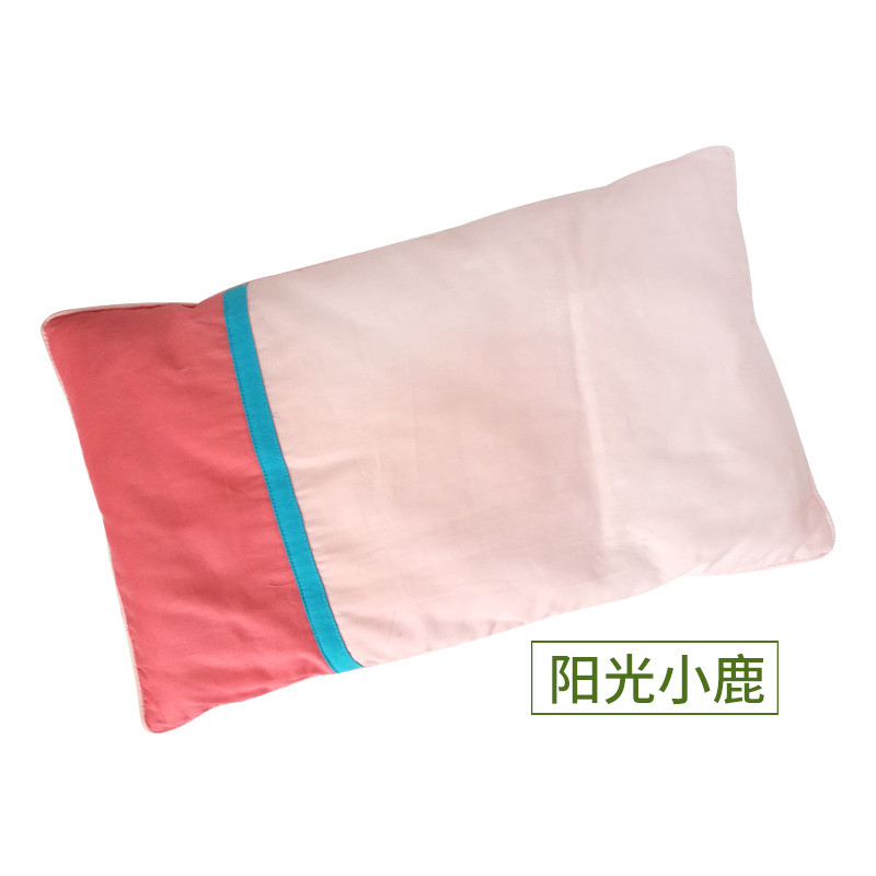龙之涵 婴儿枕头荞麦壳枕 宝宝枕头防偏头 新生儿定型枕可拆卸 阳光小鹿