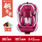innokids 儿童安全座椅0-4岁-12岁新生婴儿宝宝汽车用360度旋转 活力红安全带版