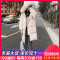 子沫雨佐露絲短款羽绒服女2020冬季新品韩版时尚宽松大狐狸毛领白鸭绒加厚保暖外套 豆绿色 M