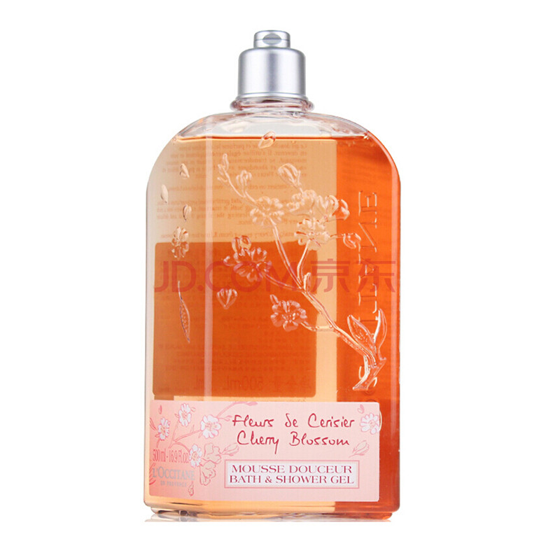 欧舒丹(L’OCCITANE)甜蜜樱花沐浴啫喱500ml 香氛泡沫沐浴露 温和清洁