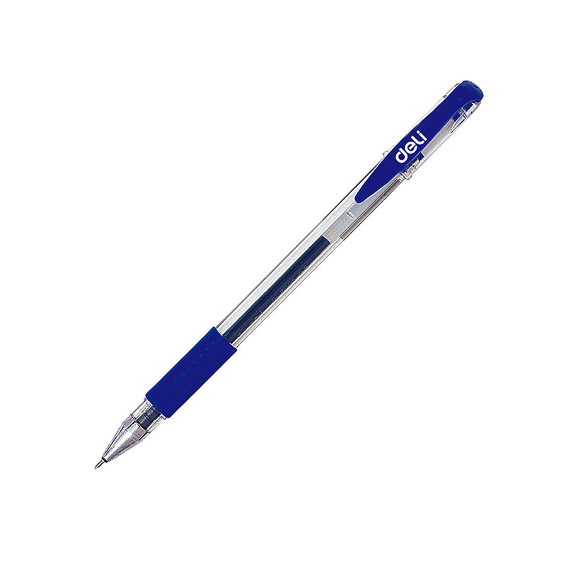 Deli/得力 中性笔0.5mm ZLH 办公中性笔 水笔签字笔 蓝色