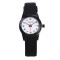 威戈Wenger女士手表硅胶表带时尚潮流简约休闲运动防水石英手表女 01.0411.135 黑色