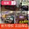 宿巢欧式沙服装店单人双人三人复古美式皮艺电脑出租房咖啡厅沙椅_2 黑色油蜡皮打钉无字
