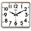 康巴丝客厅挂钟卧室电子钟表创意静音个性时尚日历时钟石英钟家用(956)_14英寸（直径35.5厘米） 金色 普通款