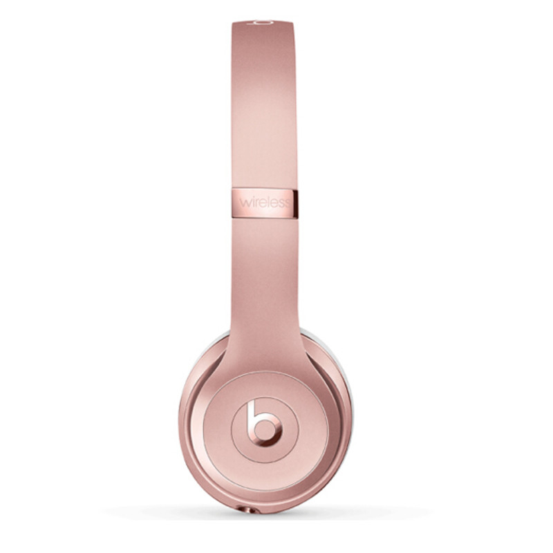 95新】beats solo3 wireless 头戴式 蓝牙无线耳机 手机耳机 玫瑰金