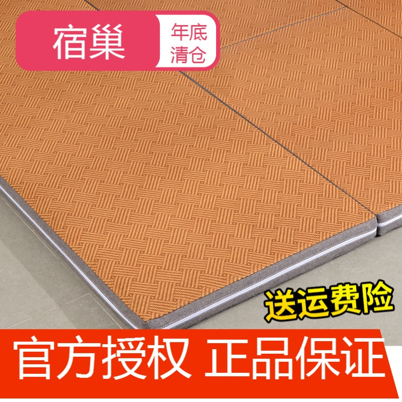 宿巢定做双面榻榻米地垫椰棕家用卧室踏踏米垫子北欧简约飘窗床垫订制 3公分椰棕+1公分乳胶=4公分