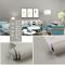 纯色防水加厚pvc自粘墙纸卧室10米壁纸温馨客厅学生宿舍装修包邮 明黄色_若水-浅灰_特大