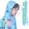 儿童雨衣雨披宝宝雨衣男女童带书包位迷彩雨衣小学生幼儿园雨衣_20 蓝色卡通