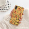 可爱卡通8plus苹果x手机壳XSMax/XR/iPhoneX/7p/6女iphone6 iPhoneXR黄底