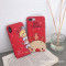 圣诞卡通6s苹果x手机壳XSMax/XR/iPhoneX/8plus/7p女款iphon 6/6s大头麋鹿