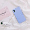 素色简约软壳6splus苹果x手机壳iPhoneXS/7/8plus女款个性硅胶套 6plus/6splus深紫