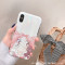美少女猫咪XSMax/XR苹果X手机壳iPhoneX/6s/7p/8Plus女款ipho iPhoneX/XS白底