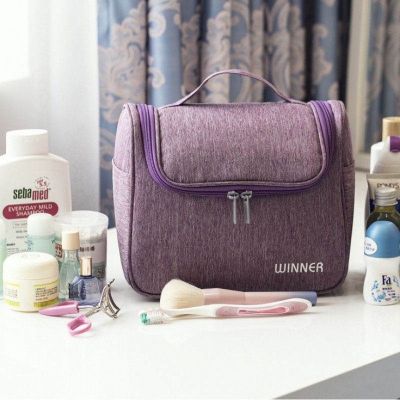 洗漱包旅行必备洗漱套装出差旅游户外用品收纳袋便携防水化妆包_1 紫色