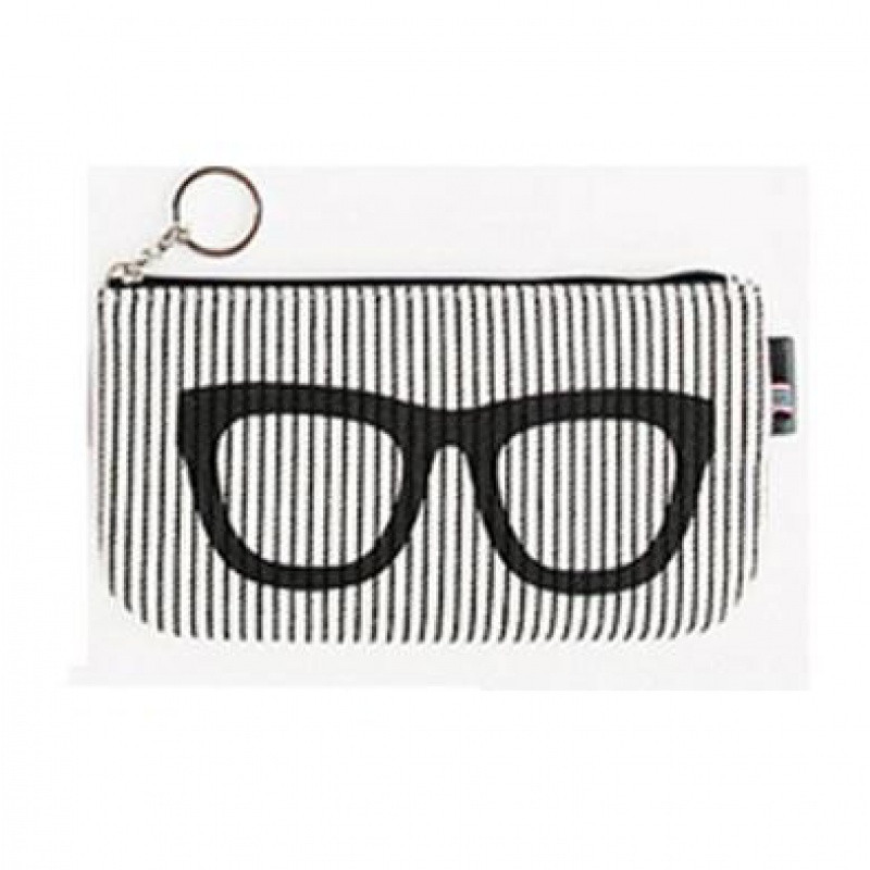 眼镜袋抗压便携墨镜袋男女款太阳镜收纳包保护套布袋简约眼睛袋子 白色