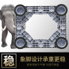 家家尤滚筒洗衣机托架烘洗一体机专用底座支架加厚加大面板防震防滑架 jjy-1602一体成型架子pp置物架可承重500kg