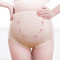 高腰孕妇内裤怀孕期棉裤头女内衣2-6个月4-7棉托腹简约小清新 孕产妇服饰 孕产妇内裤 M 小松鼠组：小松鼠（印花）+粉色+肤色
