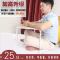 加高床上书桌笔记本电脑桌小桌子懒人折叠桌简易家用宿舍学生做桌_712_236 浅绿色_马蹄腿碟型绿28高