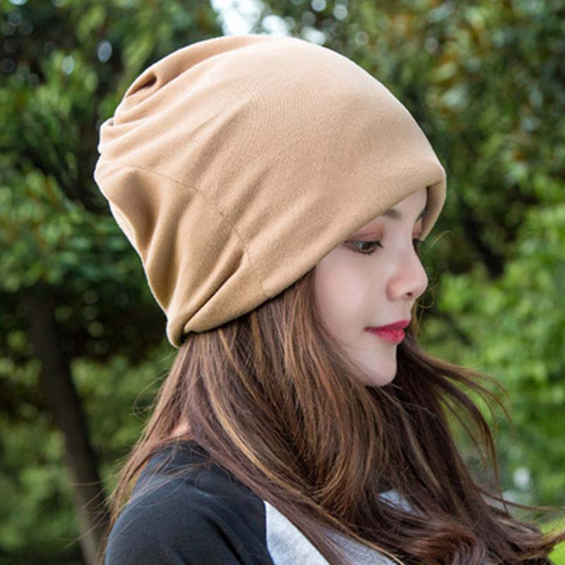 坐月子帽秋冬款产后产妇帽韩版孕妇保暖帽子包头帽休闲帽堆堆帽简约清新产妇帽子 JMG-卡其