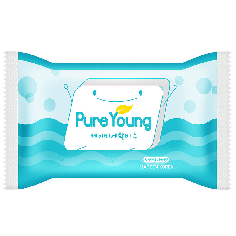 飘漾（Pure Young）婴幼儿洗衣皂 肥皂 洋槐香80g（韩国原装进口）