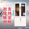 加厚a4文件柜铁皮柜书柜储物柜带锁档案柜资料凭证柜子包邮_424_256 咖色大器柜_1.0mm