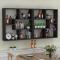 新款悬挂式酒架红酒架家用餐厅墙上酒柜壁挂式简约现代多层置物架_735_972 200长*100高*20深柚木色