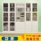 实木书柜书架带玻璃现代简约自由组合柜带松木书橱书柜_925_100 BCD款组合_入户包安装_0.6米以下宽