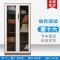 办公铁皮文件柜矮柜资料柜家用书柜档案柜阳台储物柜工具柜玻璃_847_787 图十六_拆装咖色通波_0.7mm
