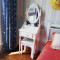 美式梳妆台白色实木化妆台桌子欧式迷你公主韩式卧室小户型组合60CM梳妆台纯白组装 CD8010梳妆台+凳(白色)