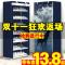 省空间鞋架特价经济型家用鞋柜放在家口简易宿舍女生防尘_862_191 十层九格�7�8木偶�7�8超强称重_带外套