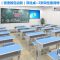 课桌椅中小学生辅导班培训桌子学校学习书桌厂家直销托管班单双人_283_317 青色_款式22(批发)