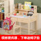 实木儿童学习桌可升降小学生写字桌椅套装书桌简约小孩家用写字台_862_642 清漆椅子