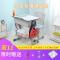 中小学生升降课桌椅套装学校培训班课桌家用写字桌儿童学习桌_403_652 047单桌深灰