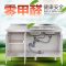 简易家用橱柜灶台柜水槽柜单体橱柜不锈钢储物柜经济型碗橱餐边柜_69_162 100CM右单水盆_3_
